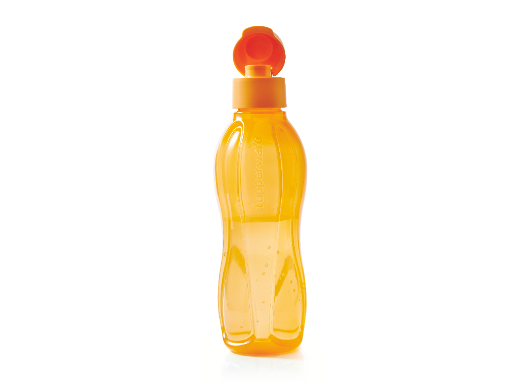 Эко-бутылка (750 мл) в оранжевом цвете