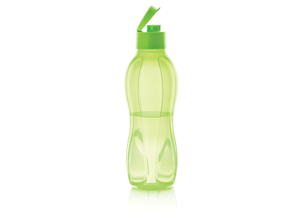 Эко-бутылка (1 л) в салатовом цвете